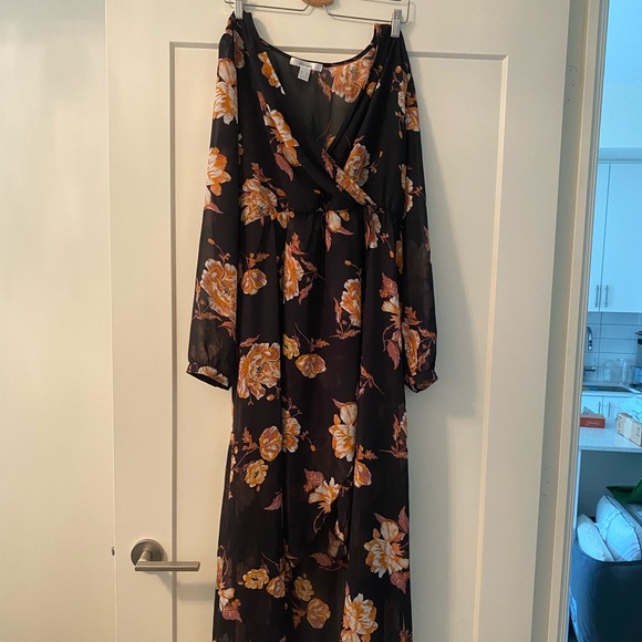 Floral long sleeve dress - Picture 1 of 4